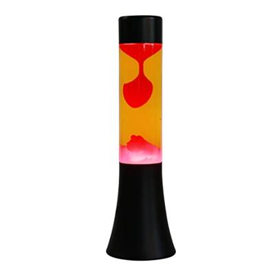 Itotal Lavalamp zwart/oranje/rood, 30cm