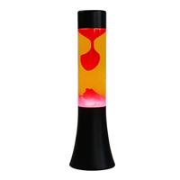 Itotal Lavalamp zwart/oranje/rood, 30cm - thumbnail