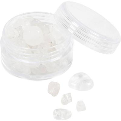 Creativ Company Http://www.cchobby.nl/kristallen-kralen-helder-kwarts-d-7-12-mm-gatgrootte-1-mm-transparentkleuren-63-stuk-1-doos