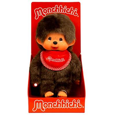 Monchhichi Red Bib Boy 20 cm - thumbnail