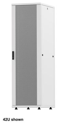 Intellinet 19 Serverschrank Basic Line 36 HE 1766x600x1000mm Flatpack Traglast 600kg grau 19inch-serverkast (b x h x d) 600 x 1766 x 1000 mm 36 HE Grijs