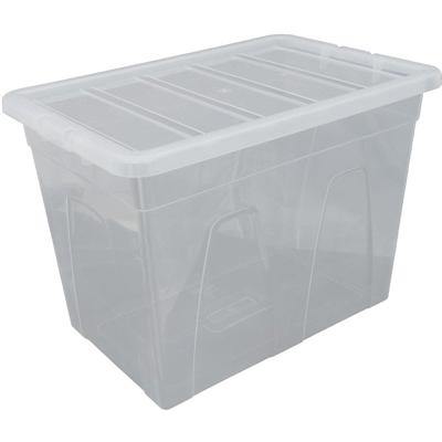 Whitefurze Spacemaster opbergdoos 64 liter, pak van 3 stuks, transparant Whitefurze Spacemaster opbergdoos 64 liter, pak van 3 stuks, transparant