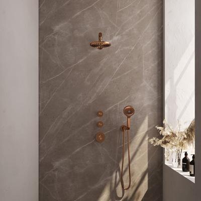 Thermostatisch Inbouwdoucheset Brauer Copper 20 cm Hoofddouche Wandarm 3 Standen Handdouche Koper Brauer Thermostatisch Inbouwdoucheset Brauer Copper 20 cm Hoofddouche Wandarm 3 Standen Handdouche Koper Brauer