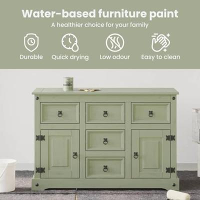 VidaXL Meubelverf bruin 10 x 10 x 12 cm wandprint