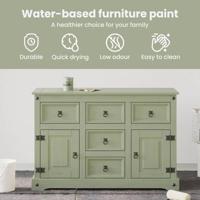 VidaXL Meubelverf grijs 10 x 10 x 12 cm wandprint - thumbnail