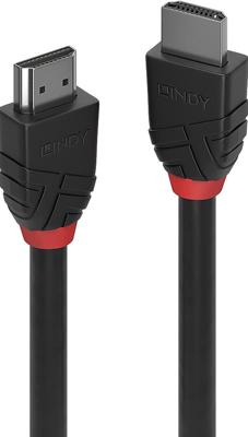 LINDY 36772 HDMI-kabel HDMI Aansluitkabel HDMI-A-stekker 2.00 m Zwart 8K UHD