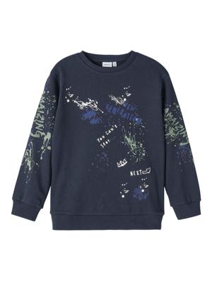 Name it winter sweater jongens - blauw - NkmPbambo