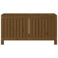 Tuinbox 115x49x60 cm massief grenenhout honingbruin - thumbnail