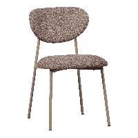 WOOOD Eetkamerstoel 'Valor' Geweven stof, kleur Zand - thumbnail