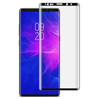 IMAK 9u 3D gebogen oppervlak volledig scherm getemperd glas Film voor Galaxy Note9(Black)