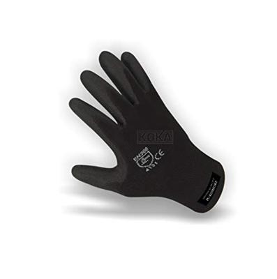 Asatex Handschoen | maat 9 zwart | EN 388 PSA-categorie II | nylon met polyurethaan | 12 paar - 3702/9 - 3702/9