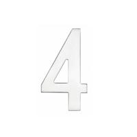 Intersteel Huisnummer 4Numbra 15cm RVS - 0035.402044 - thumbnail