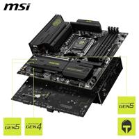 MSI 7E61-001R Moederbord Socket AMD AM5 Vormfactor Micro-ATX Moederbord chipset AMD® B850 - thumbnail