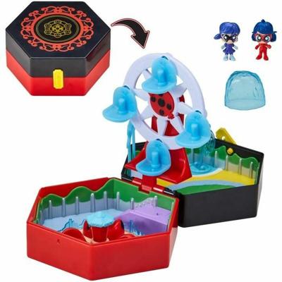 BANDAI - Wonderbaarlijk lieveheersbeestje - Chibi Mini Universe Amusement Park - Minifiguren Marinette en Climatika inbegrepen - P50553