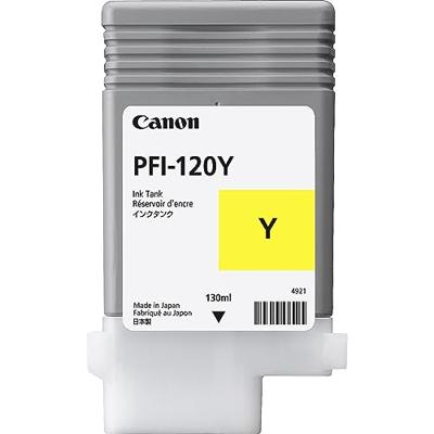 Canon Inktcartridge PFI-120 Y Origineel Geel 2888 C 001 Canon Inktcartridge PFI-120 Y Origineel Geel 2888 C 001