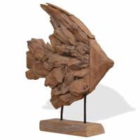 VidaXL Vissenbeeld 40x12x57 cm teakhout - thumbnail