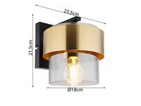 Globo Design wandlampMilley - 15560W - thumbnail