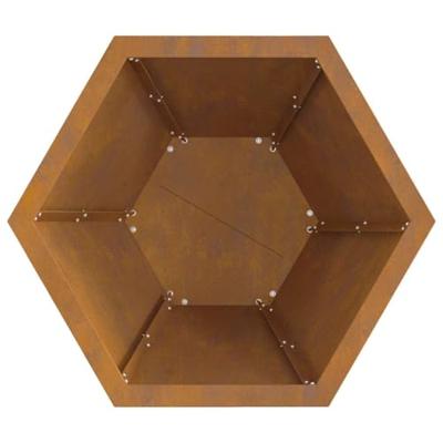 VidaXL Vuurkorf bruin 50 x 50 x 40 cm cortenstaal VidaXL Vuurkorf bruin 50 x 50 x 40 cm cortenstaal