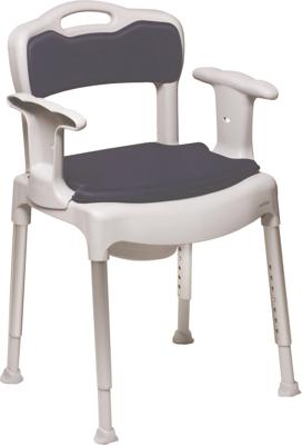 Douchestoel Etac Swift met Emmer Multifunctioneel Grijs (draagvermogen tot 130 kg)