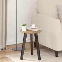 Tafelblad artisanaal eikenkleurig 30 x 30 x 1.5 cm Bewerkt hout - thumbnail