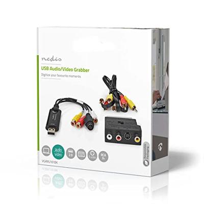 Nedis VGRRU101BK Videograbber Usb 2.0 480p A/v-kabel / Scart Nedis VGRRU101BK Videograbber Usb 2.0 480p A/v-kabel / Scart