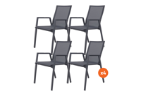 Set van 4 - Atmos stapelbare stoel - thumbnail