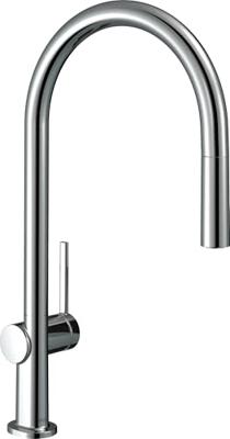 Hansgrohe Talis M54 ééngreeps keukenmengkraan 210 met uittrekbare uitloop, chroom Hansgrohe Talis M54 ééngreeps keukenmengkraan 210 met uittrekbare uitloop, chroom