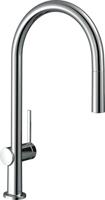 Hansgrohe Talis M54 ééngreeps keukenmengkraan 210 met uittrekbare uitloop, chroom - thumbnail
