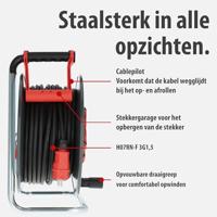 Brennenstuhl Professional SteelCore Kabelhaspel SC 4100 IP44 | 40m | H07RN-F 3G1,5 - 9191400110 - thumbnail