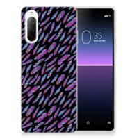 Sony Xperia 10 II TPU bumper Feathers Color - thumbnail