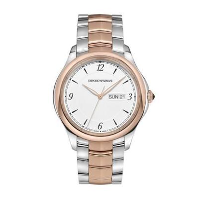 Emporio Armani Armani Staalgrijs Bruin Man Ar2073