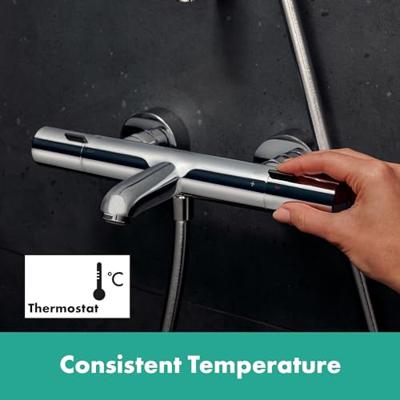 Hansgrohe Ecostat Fine Opbouw badthermostaat, chroom Hansgrohe Ecostat Fine Opbouw badthermostaat, chroom