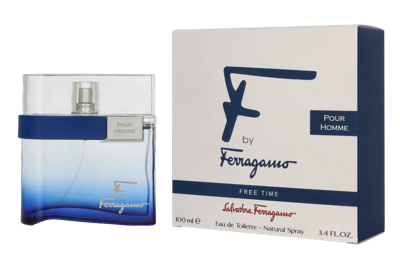 Ferragamo - Salvatore Ferragamo F Pour Homme Free Time Eau de Toilette Spray 100 ml Heren Ferragamo - Salvatore Ferragamo F Pour Homme Free Time Eau de Toilette Spray 100 ml Heren