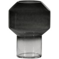 WOOOD vaas jaxx zwart/transparant 26 cm | 6 stuks - thumbnail