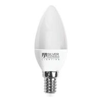 Ledlamp Kaars Silver Electronics 970714 E14 7W - thumbnail