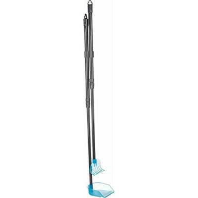TRIXIE VUILBLIK MET HARK GRIJS / BLAUW 60-107 CM - thumbnail