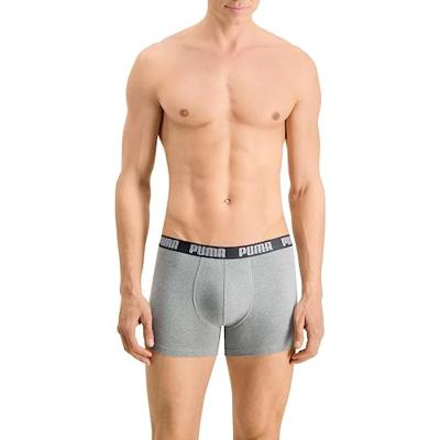 3-pak Heren Boxershort Everyday - Katoenen heren onderbroeken - Zwart - Grijs- Donkerblauw