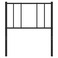 Hoofdbord 90 cm metaal zwart - thumbnail