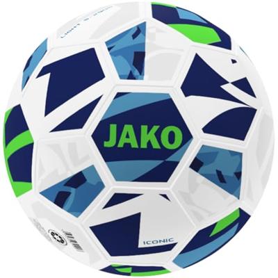 JAKO 2373 Lightbal Iconic - Wit/Navy/Fluogroen, 350G - 5