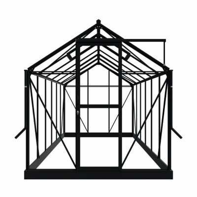 Royal Well | Mary IV Tuinkas | Veiligheidsglas 3 mm | Zwart