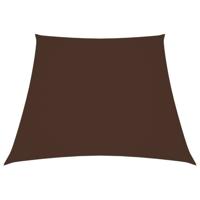 Zonnescherm trapezium 3/4x2 m oxford stof bruin - thumbnail