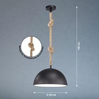 Fischer & Honsel Landelijke hanglampRope met touw - 60761 - thumbnail