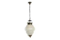 Plafondlamp DKD Home Decor Wit Metaal Kristal 25 W 23 x 23 x 33 cm - thumbnail