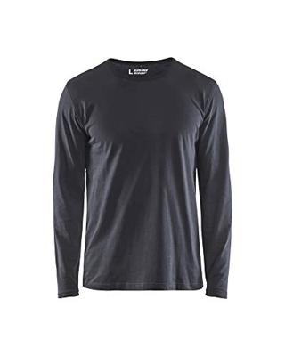 Blåkläder T-Shirt lange mouw 35001042 | Donkergrijs | Maat S - 7330509596753
