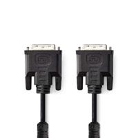 Nedis DVI-Kabel | DVI-I 24+5-Pin Male | DVI-I 24+5-Pin Male | 2 m | 1 stuks - CCGP32050BK20 CCGP32050BK20 - thumbnail