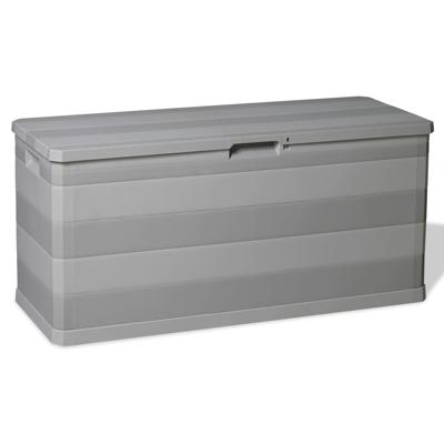 VidaXL Tuinbox 117x45x56 cm grijs