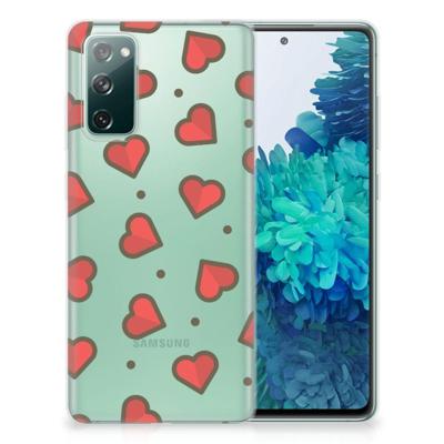 Samsung Galaxy S20 FE TPU bumper Hearts Samsung Galaxy S20 FE TPU bumper Hearts