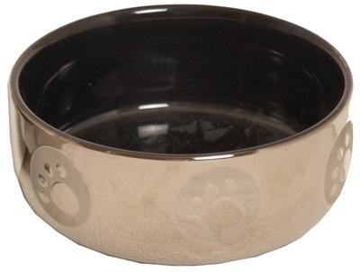 Boon Eetbak royal zilver/zwart 13cm