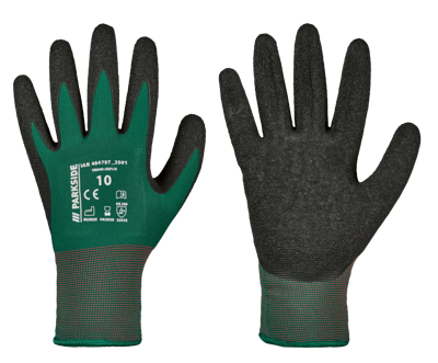 PARKSIDE Winter werkhandschoenen (Zwart/groen)