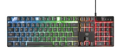 Trust GXT 838 Azor Gaming Combo - Keyboard met Muis Toetsenbord Zwart - thumbnail